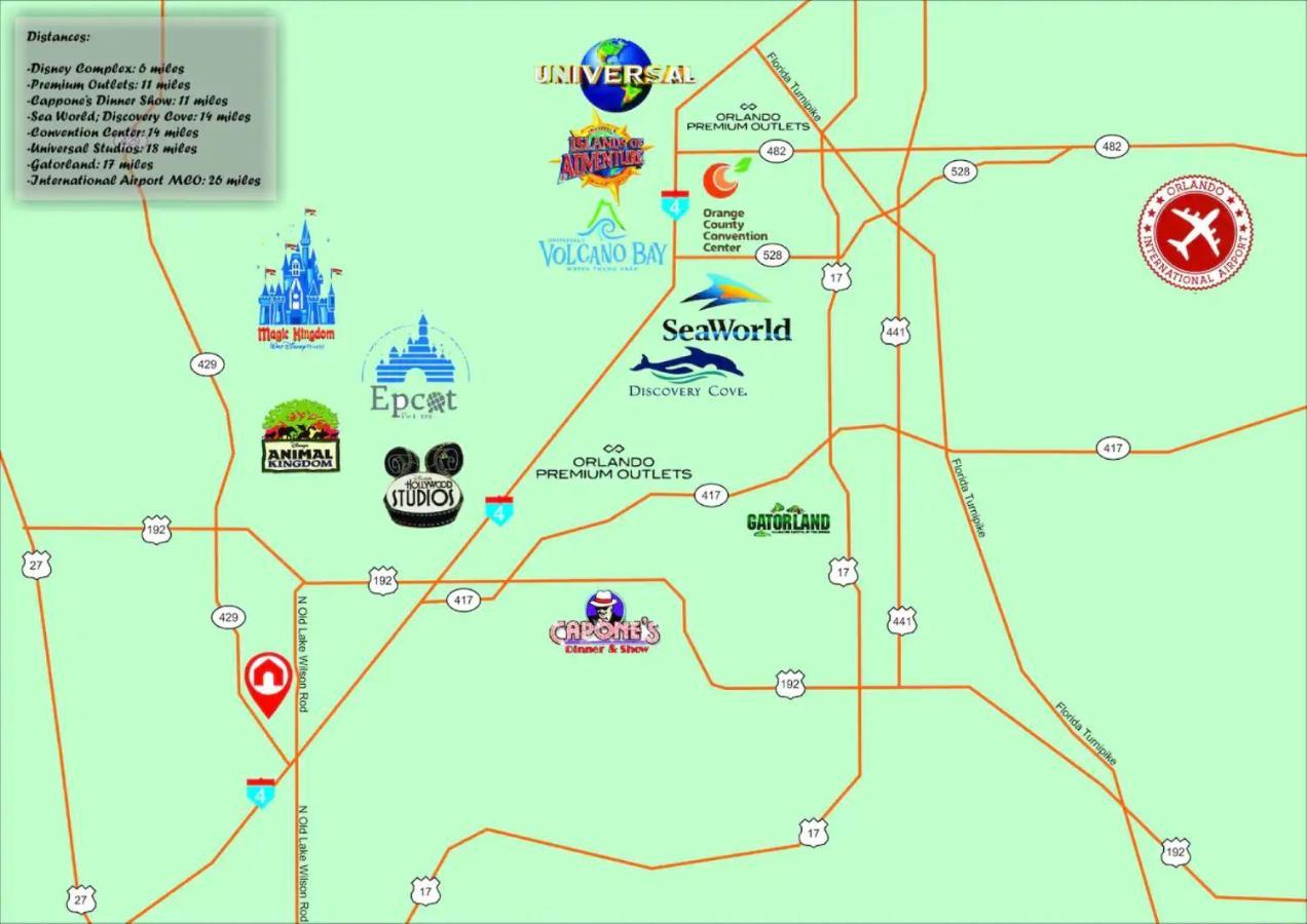 Epic Family Fun! Games & Theme Room, Pool - Encore Resort, Near Disney Orlando Esterno foto