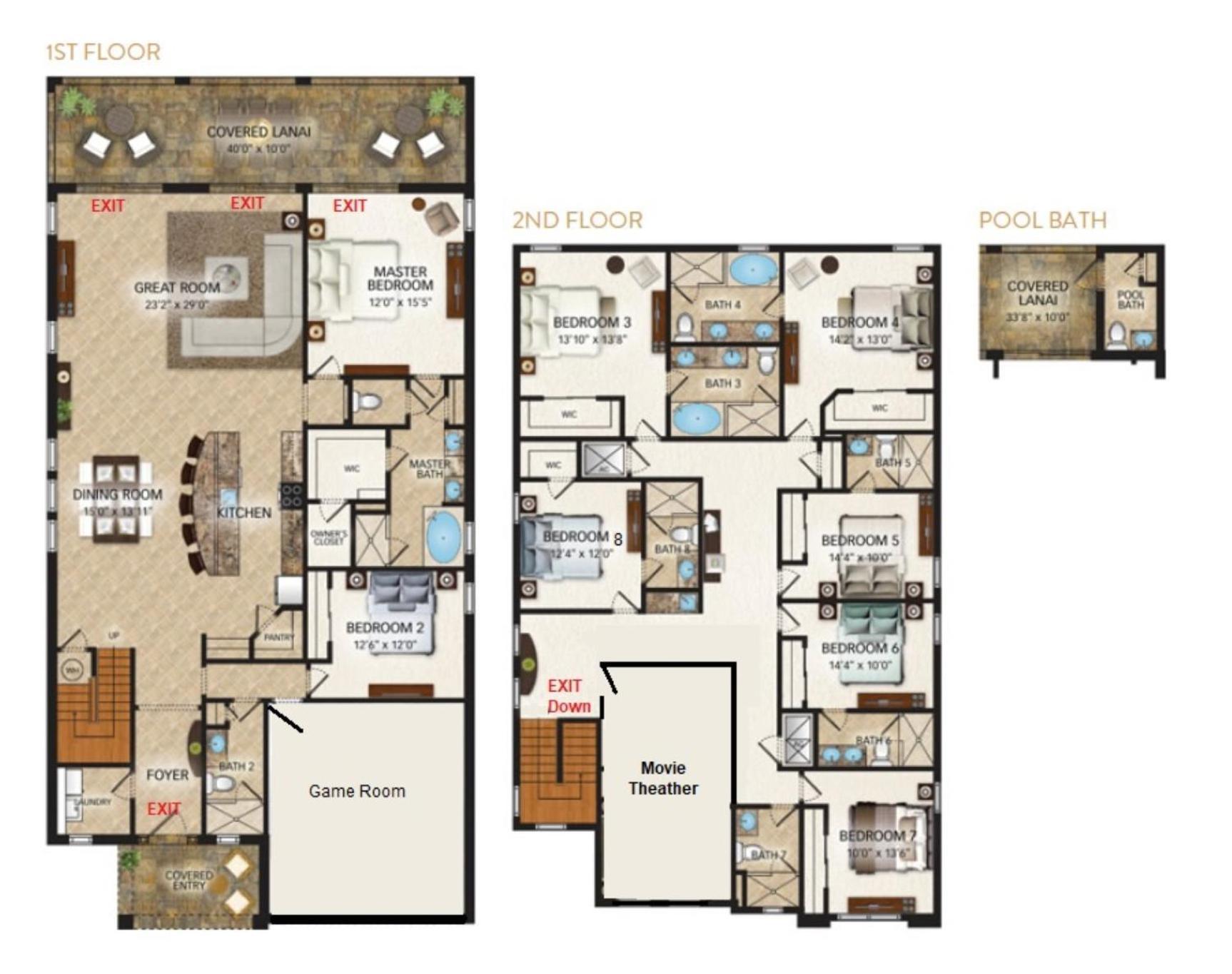Epic Family Fun! Games & Theme Room, Pool - Encore Resort, Near Disney Orlando Esterno foto