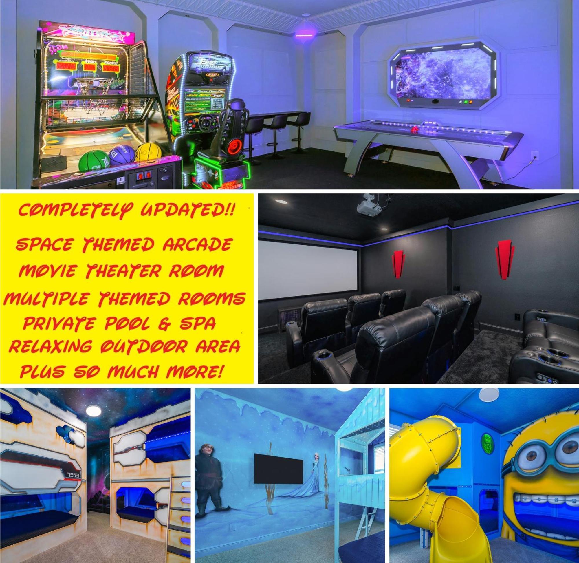 Epic Family Fun! Games & Theme Room, Pool - Encore Resort, Near Disney Orlando Esterno foto